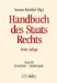 Handbuch Des Staatsrechts Der Bundesrepublik Deutschland cover
