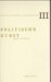 Politische Kunst : Gebarden Und Gebaren cover