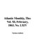 The Atlantic Monthly, February 1863, No. 64 cover
