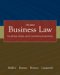  Business Law: The Ethical, Global, And E-commerce Environment