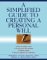 A Simplified Guide to Creating a Personal Will cover