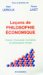 Lecons De Philosophie economique cover