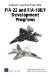 Lessons Learned From The F/A-22 And F/A-18 E/F Development Programs cover