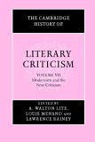 The Cambridge History of Literary Criticism : Modernism and the New Criticism [Click for larger image]