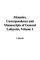 Memoirs, Correspondence And Manuscripts of General Lafayette cover