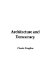 Architecture And Democracy cover