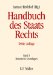 Handbuch Des Staatsrechts Der Bundesrepublik Deutschland cover