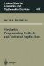 Stochastic Programming Methods and Technical Applications : Proceedings of the 3rd Gamm/Ifip-Workshop on 