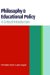 Philosophy And Educational Policy : A Critical Introduction cover
