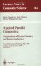 Applied Parallel Computing : Computations in Physics, Chemistry and Engineering Science  Second International Workshop, Para '95 Lyngby, Denmark, August 21-24, 1995  proceedings cover