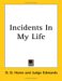 Incidents in My Life cover