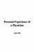 Personal Experience of a Physician : Latest cover