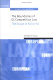 The Boundaries of EC Competition Law : The Scope of Article 81 [Click for larger image]