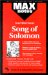 Maxnotes Song of Solomon cover
