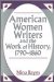 American Women Writers and the Work of History, 1790-1860 cover