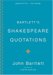 Bartlett's Shakespeare Quotations cover