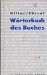 Worterbuch Des Buches cover