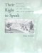 Their Right To Speak : Women's Activism In The Indian And Slave Debates cover