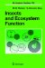 Insects And Ecosystem Function cover