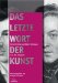 Das Letzte Wort Der Kunst : Heinrich Heine Und Robert Schumann Zum 150. Todesjahr cover