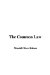 The Common Law cover