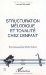 Structuration Melodique Et Tonalite Chez L'enfant cover