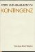 Kontingenz / Herausgegeben Von Gerhart V. Graevenitz Und Odo Marquard in Zusammenarbeit Mit Matthias Christen cover