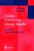Finite Elements Using Maple : A Symbolic Programming Approach cover