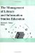 The Management of Library and Information Studies Education cover