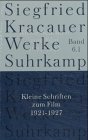 Kleine Schriften Zum Film [Click for larger image]