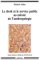 Le Droit Et Le Service Public Au Miroir De L'anthropologie cover