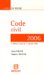 Code Civil : Textes En Vigueur Au 1er Janvier 2006 cover