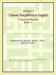 Webster's Chinese Simplified to English Crossword Puzzles : Level 1 cover