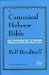 The Canonical Hebrew Bible : A Theology of the Old Testament cover