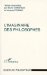 L'imaginaire Des Philosophes : Actes Du Colloque De Dijon, 13 Et 14 Novembre 1997 cover
