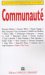 Communaute cover