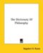 Dictionary of Philosophy cover