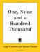 One, None and a Hundred-Thousand cover