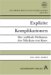 Explizite Komplikationen : Der Radikale Holismus Des Nikolaus Von Kues cover