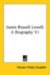 James Russell Lowell : A Biography cover