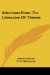 Selections from the Literature of Theism cover