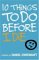 10 Things to Do Before I Die cover