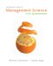 Introduction to Management Science With Spreadsheets cover