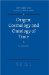Origen : Cosmology And Ontology of Time cover