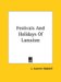 Festivals and Holidays of Lamaism cover