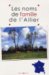 Les Noms De Famille De L'Allier cover