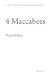 4 Maccabees : Introduction And Commentary on the Greek Text in Codex Sinaiticus cover