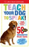 Teach Your Dog to Speak Training : 50 K-9 Training Flash Cards [Click for larger image]