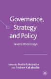 Governance, Strategy And Policy : Seven Critical Essays [Click for larger image]