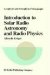 Introduction to Solar Radio Astronomy and Radio Physics cover